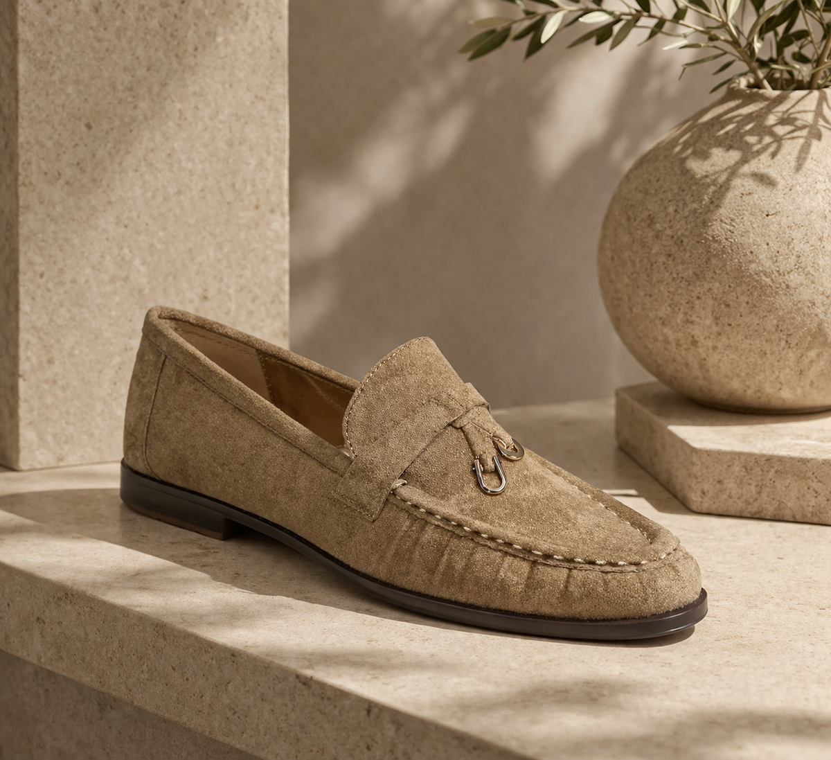 Mocasins en daim
